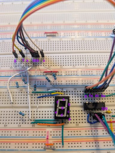 electronic circuit display